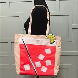 Kate Spade It's Five O'Clock Somewhere Tote Bag